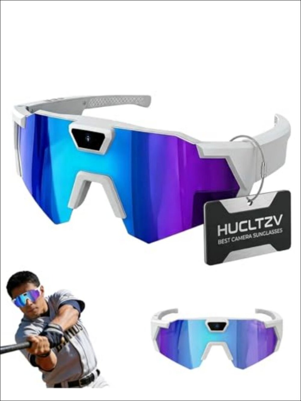4K POV Camera Sunglasses Smart Video Recording Sports Eyewear